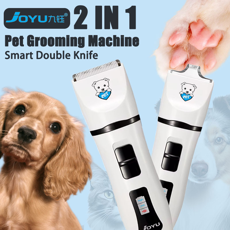 Dog Clipper Pet Electric Hair Clippers Grooming Haircut Trimmer Shaver Set Pets Cordless Rechargeable Professional Low Noice