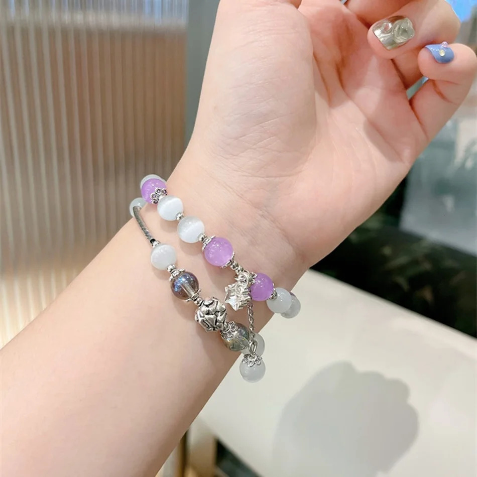Elegant Opal Bracelet Strap For Watch Series 8 7 6 SE 45mm 44mm Fashion Pendant Band For IWatch ULtra 49mm 41mm 40mm 38mm 241220