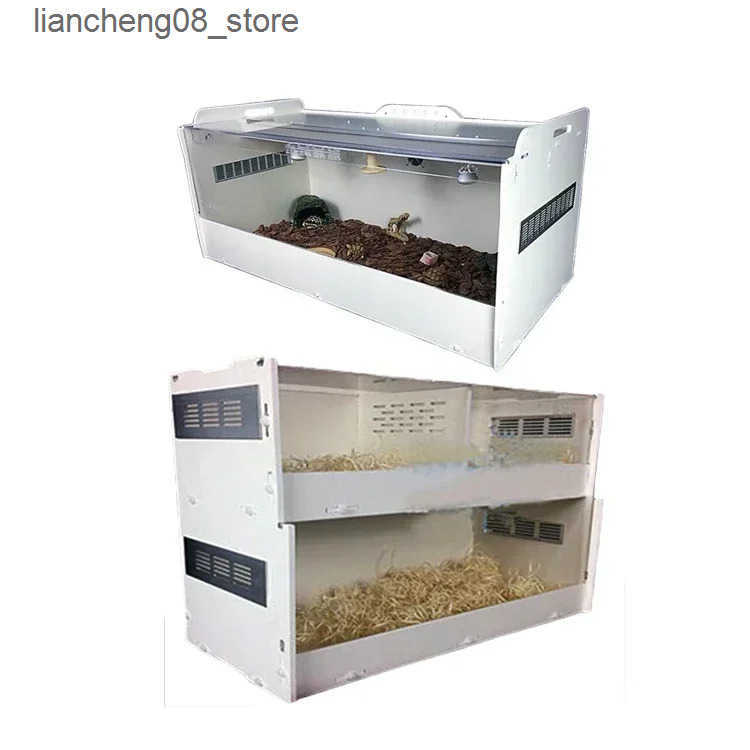 Other Pet Supplies Acrylic transparent climbing pet box climbing pet box corn snake spider lizard feeding box 31 * 20 * 16cm L240910