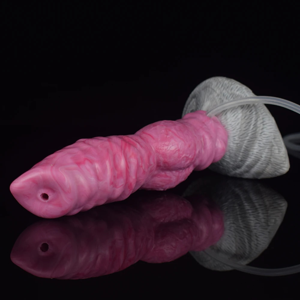 Animal Long Horse Dildo Wolf Dog Knot Squirting Ejaculation Fake Penis Anal Sex Toy for Women Vaginal G-spot Clitoral Stimulator 241220 - view 5