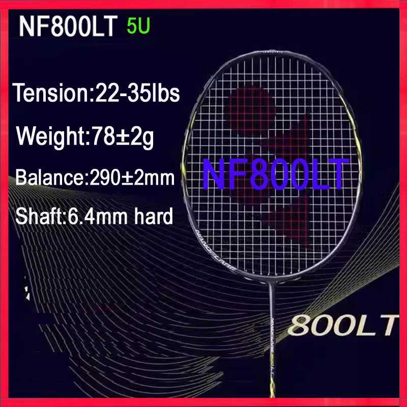 5U urltra light nf800lt professional badminton rack supports up to 35lbs without YY speed type rackW241221