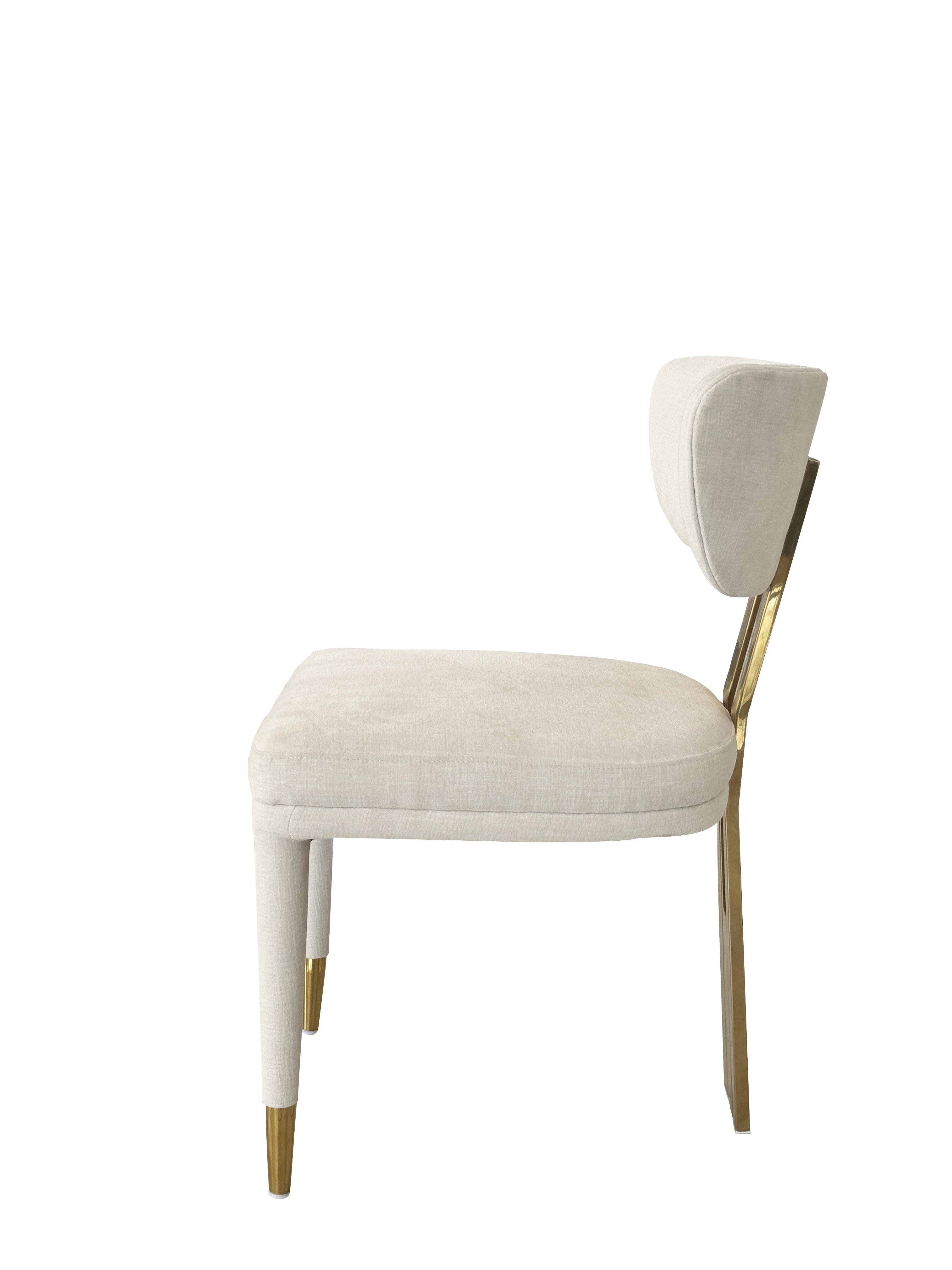 Atelier Dining chair - Beige and Gold