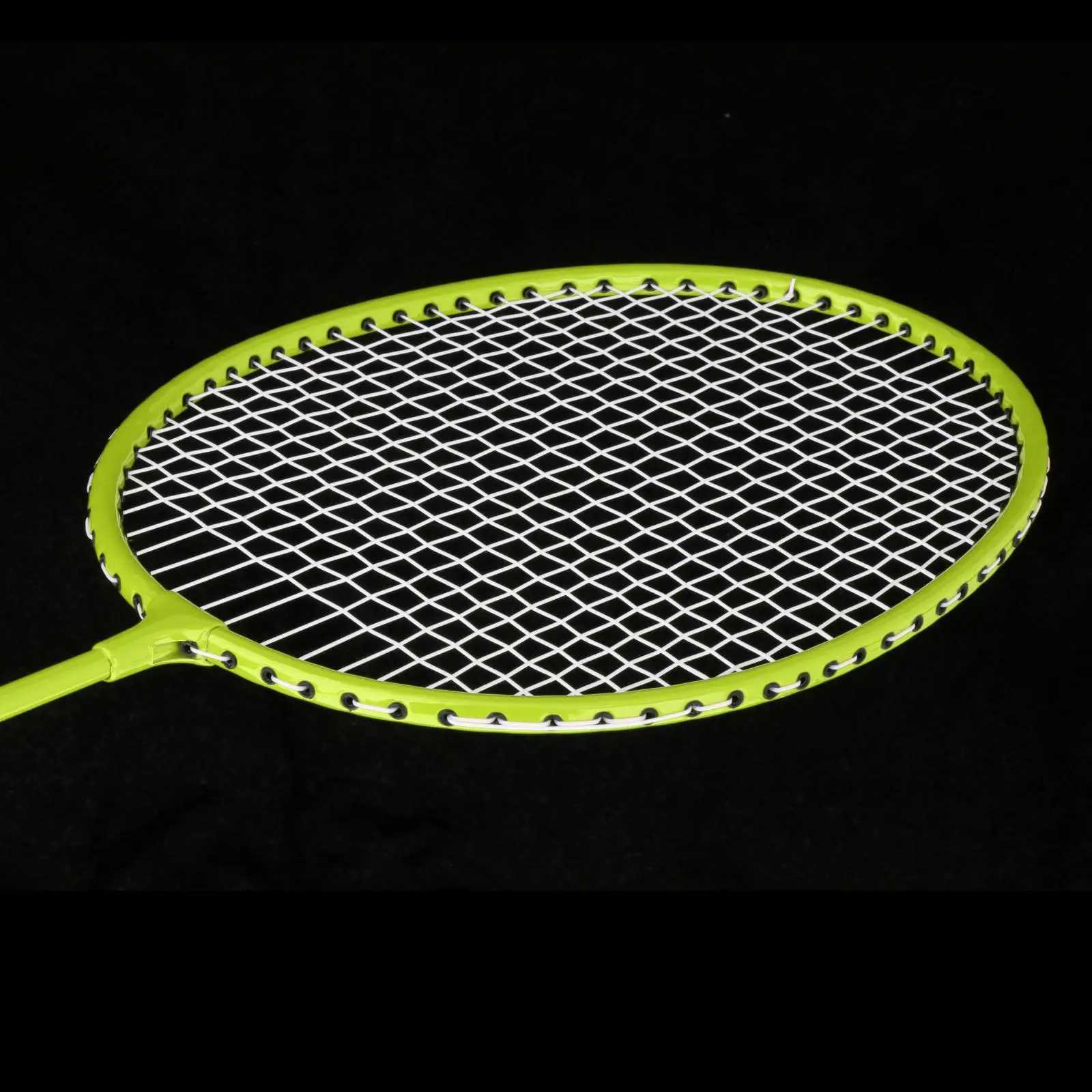2x Professional Badminton Set with 3 Nylon Ball Alloy Axes for Beginners Lightweight Badminton EquipmentW241221