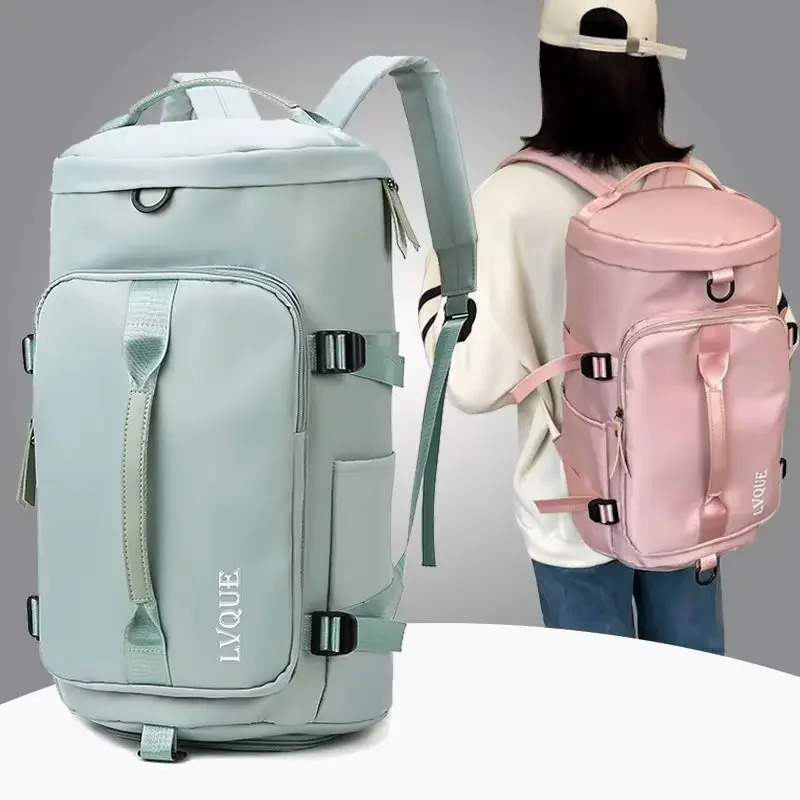 Large capacity backpack travel sports and fitness bag womens yoga bag multifunctional cross body anti sailor carrying bag 241220