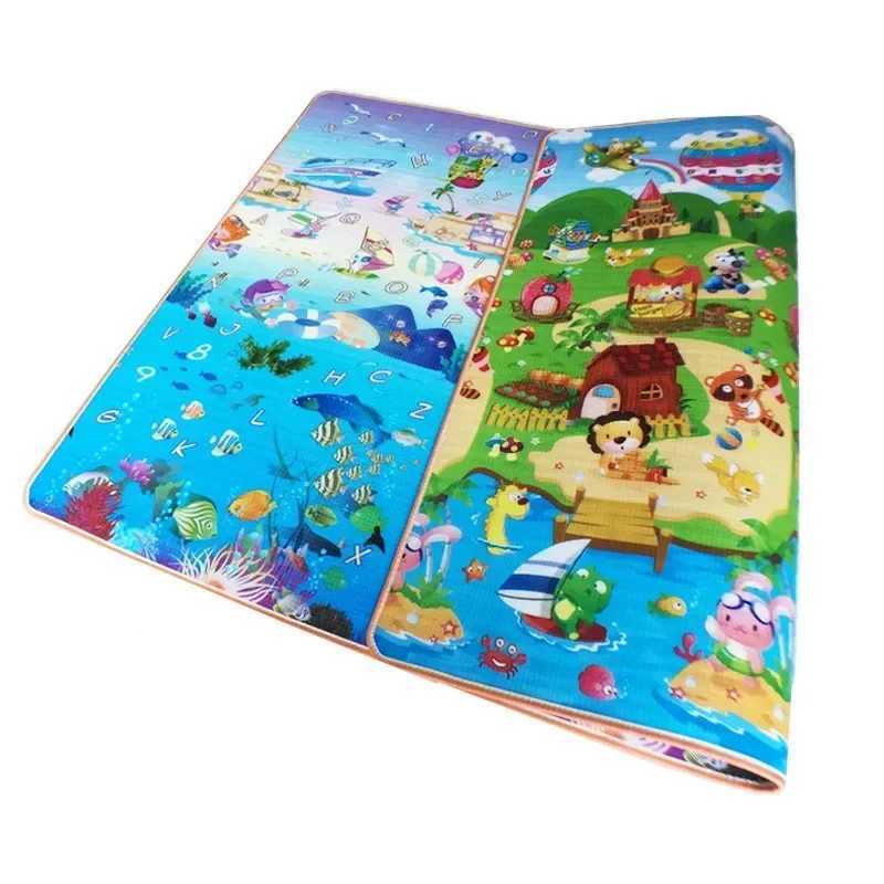 Baby game mat education toy children crawl carpet game activity gym playground double-sided printing children carpet foam floor W241221