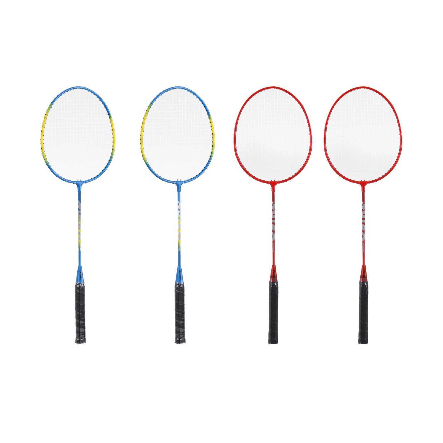 Sports Badminton Set Badminton Paddle Bird Net Adjustable Voting Beach or Backyard Combination Set GameW241221