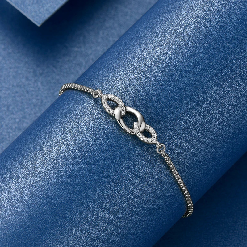 Trendy Stretch Adjustable Bracelet Real 925 Silver Plated Gold Bracelet for Women Fine Jewelry Gift Hand Chain 241214