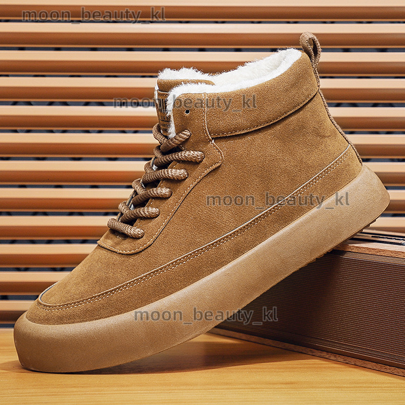 designer boot 2024 Winter New fashion Men's Snow Boots With Velvet Thickened Men's Shoes Warm high quality Cotton Shoes Men's Large Cas