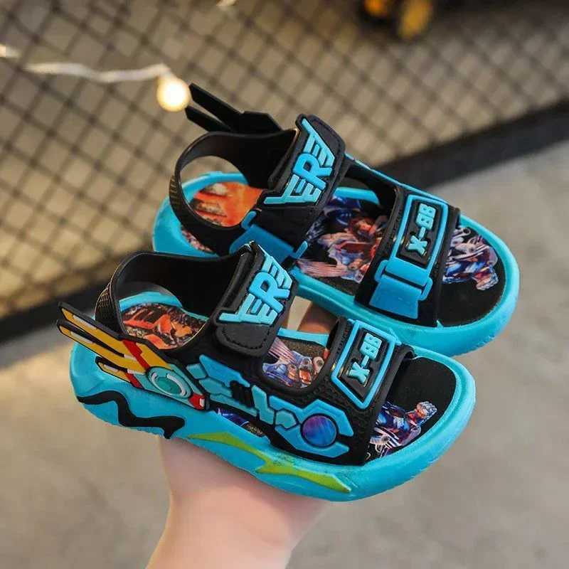 Sneakers Boys Sandals Summer Kids Shoes Toddler Baby Boys Sandals Infant Casual Beach Children Outdoor Black Shoes H241221