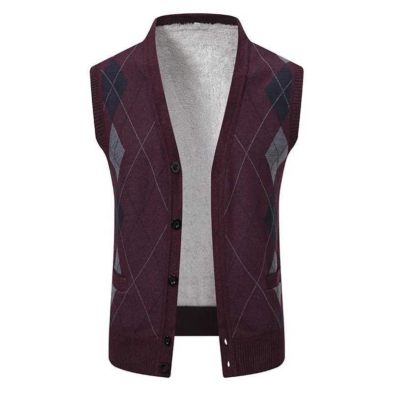 Men Autumn Sweater Vests Cardigan Waistcoats High Quality Male Business Casual Sleeveless Sweaters New Winter Outwear Vests 4XXJ241221