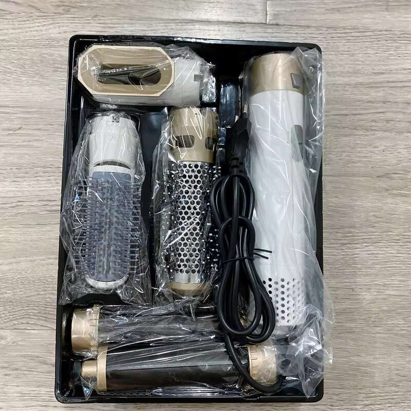 shanshi Wholesale multi-functional set dry straight 3 in 1 automatic curg iron hair salon styg hot air comb