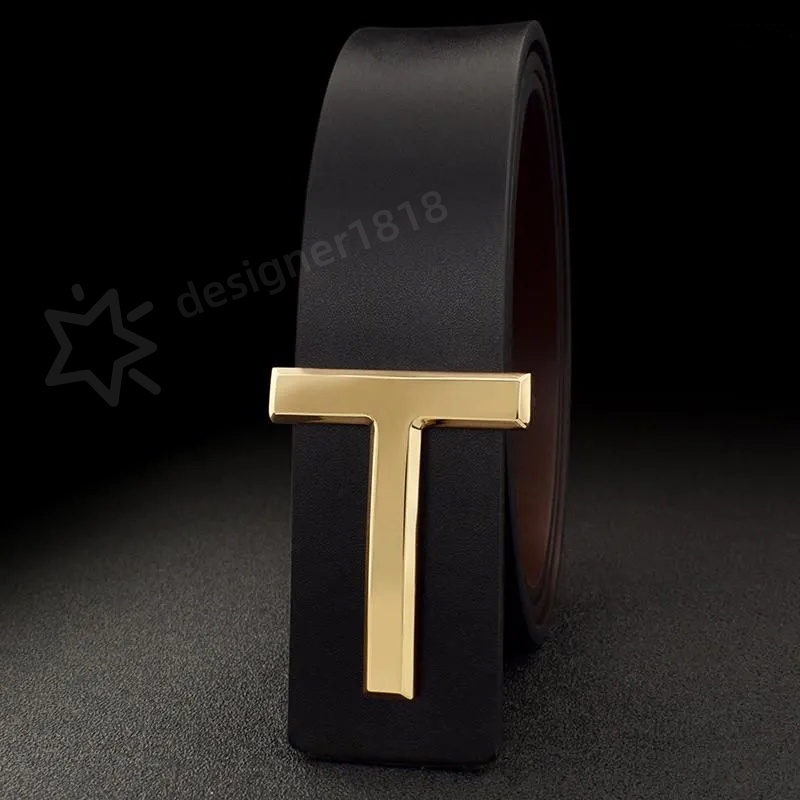 Women belt designer belts for woman smooth framed fashion belt buckle leather belt waist Slim fit skirt belt decorative belt design big smooth golden buckle