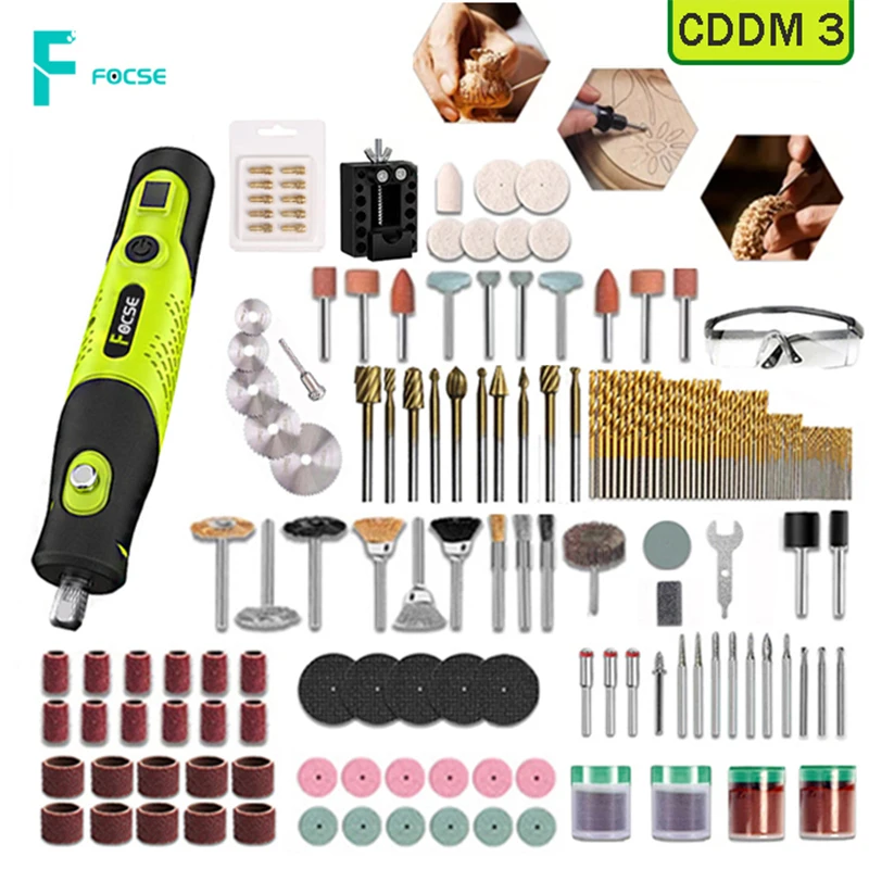18000 rpm USB Cordless Rotary Tool Dremel Kit Woodworking Engraving Pen DIY For Jewelry Metal Glass Mini Wireless Drill DIY Set