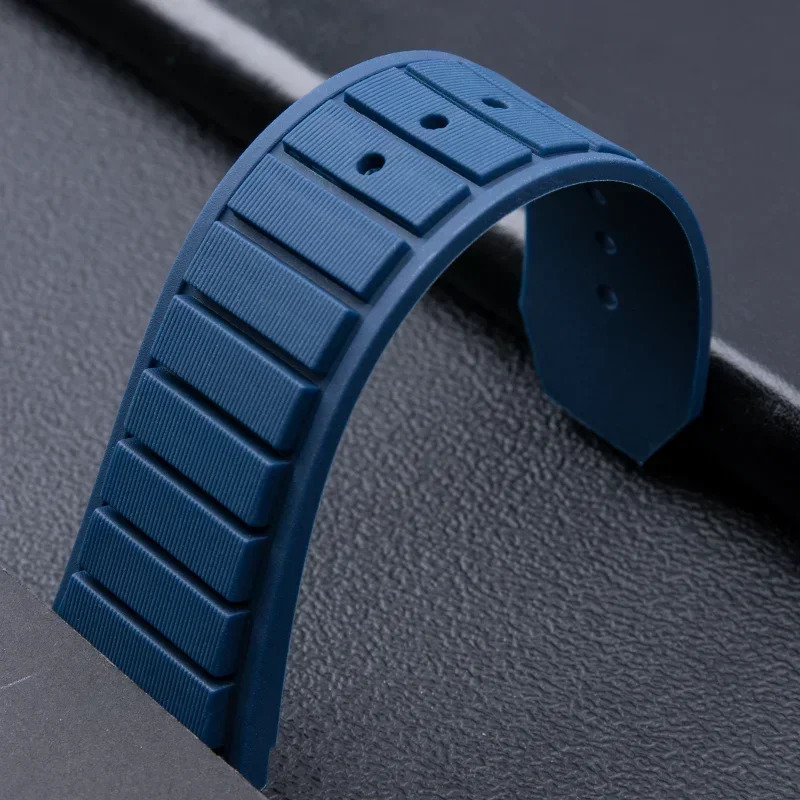 29x19mm Soft Nature Big Wrist Watchband For Strap King Power Series Watch Band Mens Waterproof Bracelet Watch Accessorie 241220