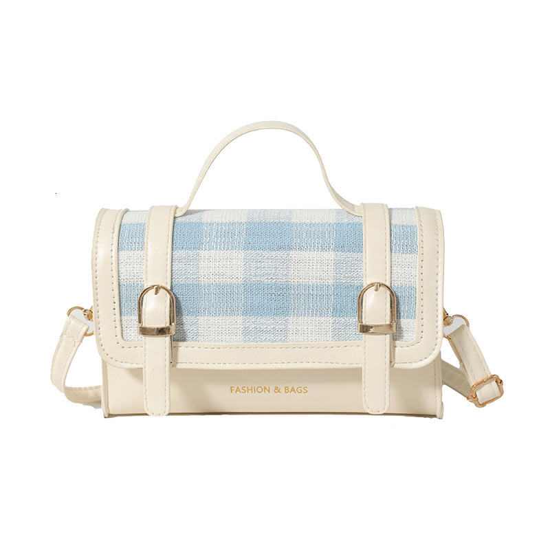 New Texture Comparison Designer Handbag Fashion Multi functional Shoulder Casual Checkered Crossbody Bag Small Square Bag bag
