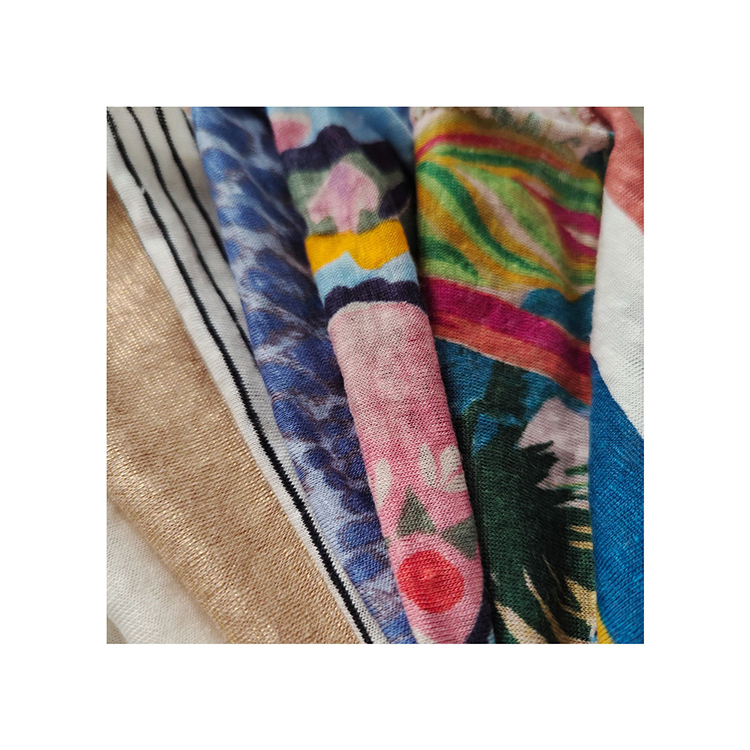 Premium Knit Linen Textile for Comfortable Tops and Lightweight Outerwear