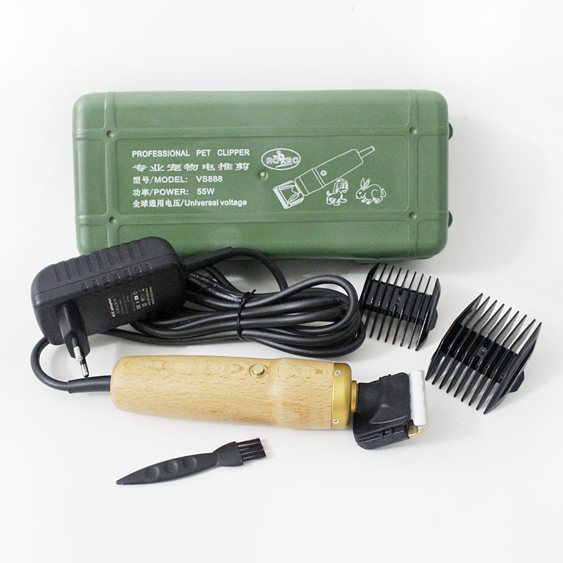 Professional Dog Hair Trimmer 55W EU High Power Scissors Pet Grooming Electric Clipper Shaving Cut Hine