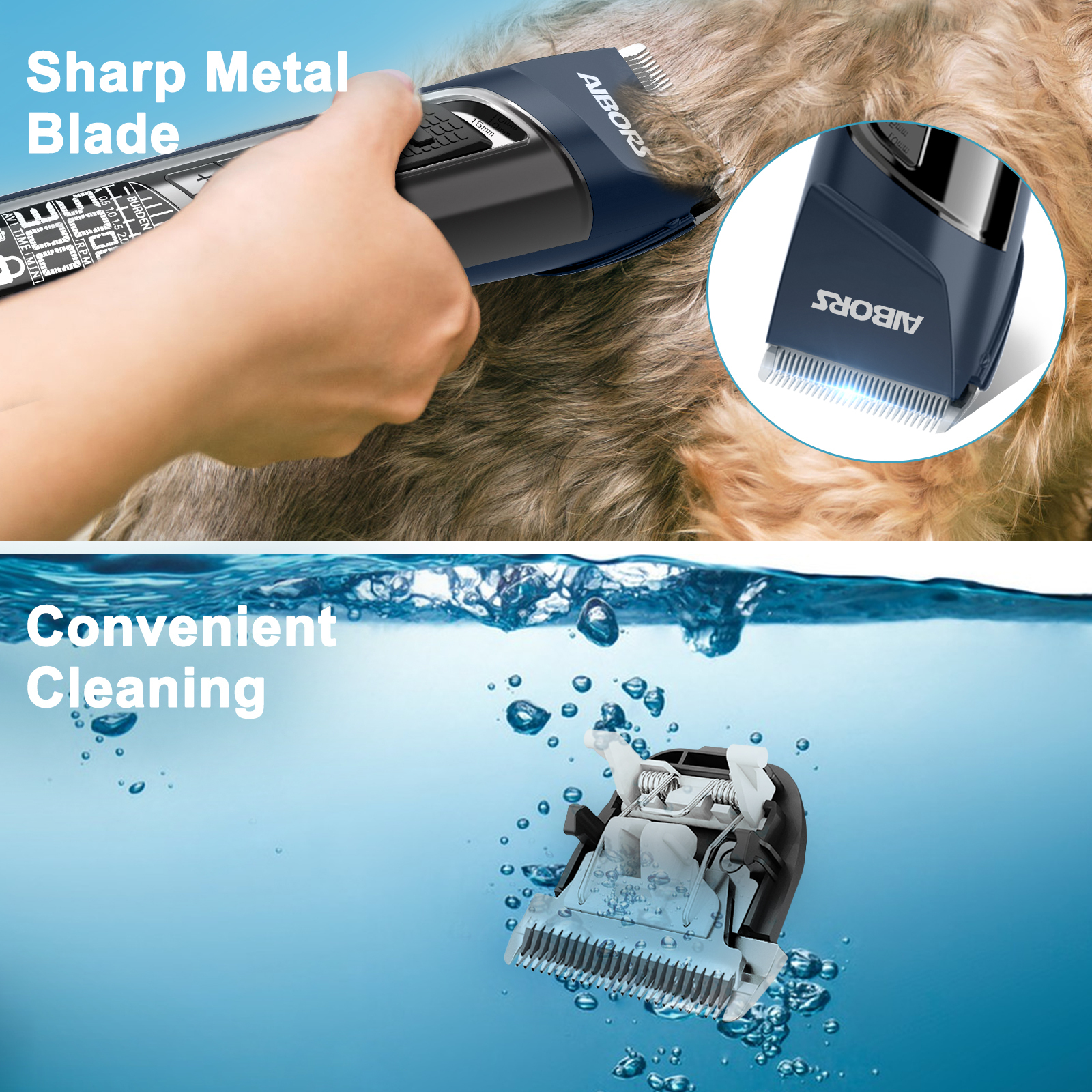 Puppy Beauty Cut Hine Professional Dog Hair Clippers For Grooming Electronic With LCD Low Noise Trimmer For Pet Cat Dogs
