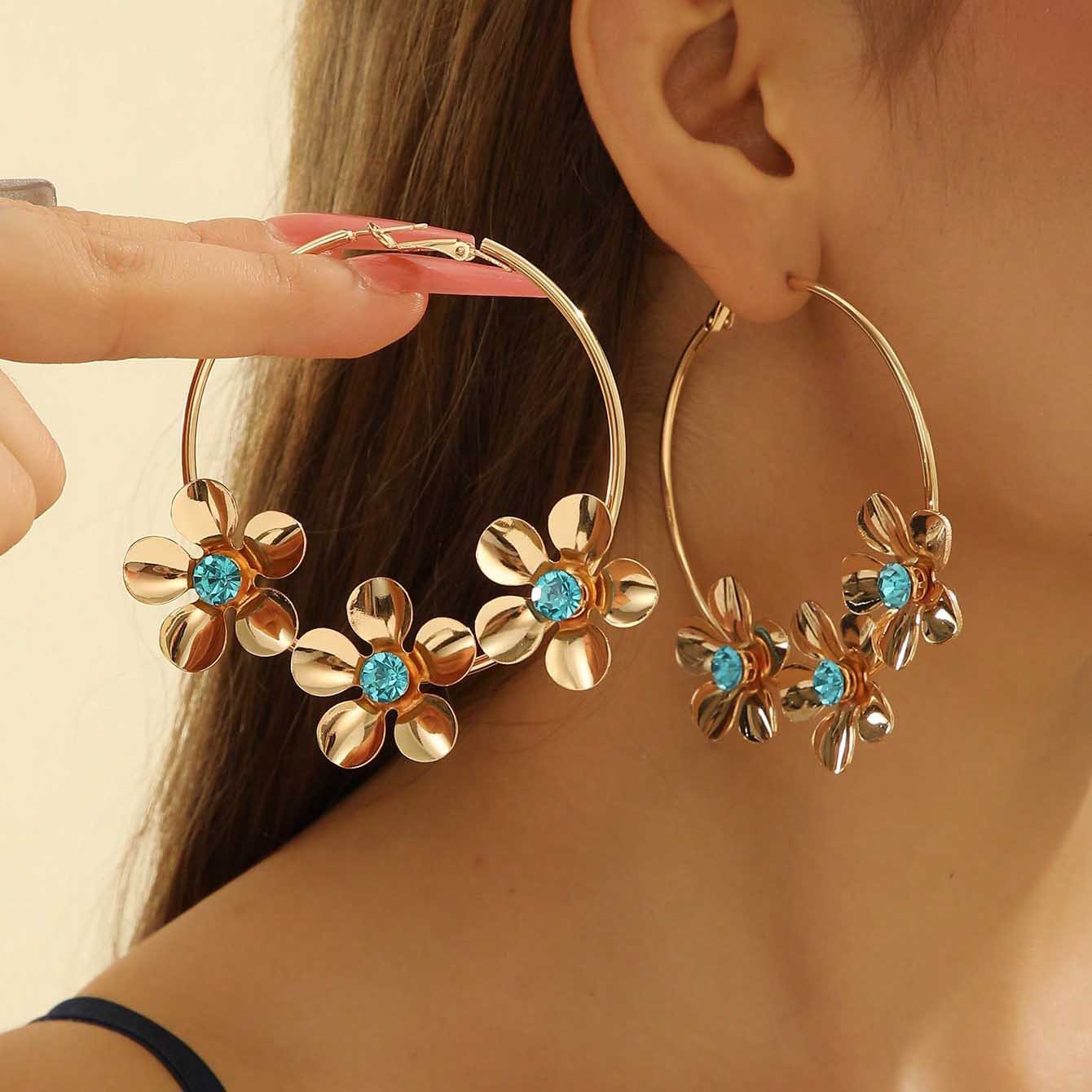 Stud Dangle Silver Pink Small Filigree Girls Casual Party Mid Jewelry for Ears Earrings