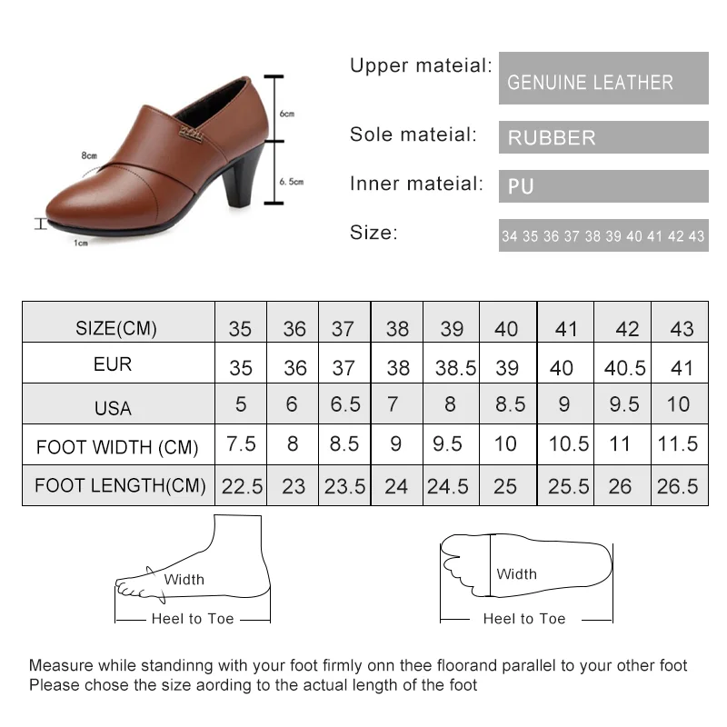 AIYUQI Fashion Shoes Women Autumn Genuine Leather Female Office Shoes High Heels Shoes For Women