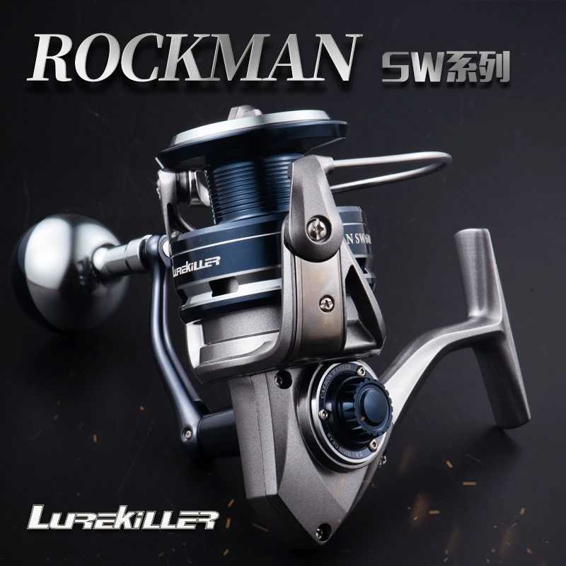 Baitcasting Reels JAPAN MADE LUREKILLER POWER METAL SPINNING JIGGING REEL ROCKMAN SW4000XG-10000HG SALTWATER FISHING REEL OCEAN SPIN BOAT REEL S241219