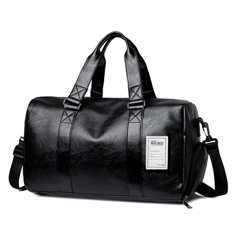 Fitness foreskin leather sports bag mens sports bag fitness yoga travel bag shoulder Sac De sports bag 241220