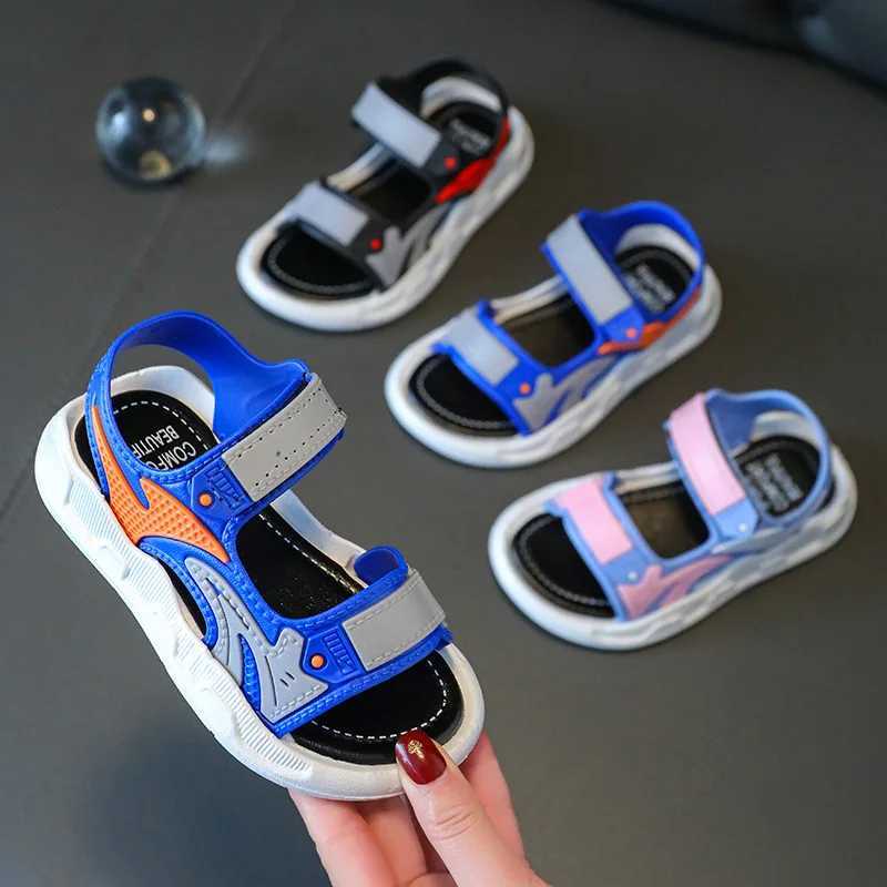 Sneakers Childrens Summer Kids Rubber Sandals Baby Girls Shoes Boy Soft Breathable Non-slip Boys Girls Sandals Toddler Kids Shoes H241221