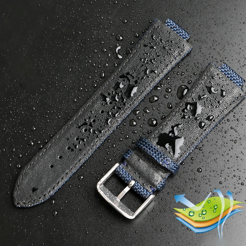 12mm Convex Mouth Nylon Watchband For Series Strap Super Player T137.407/410 Nylon Men Wristband Bracelet 241220
