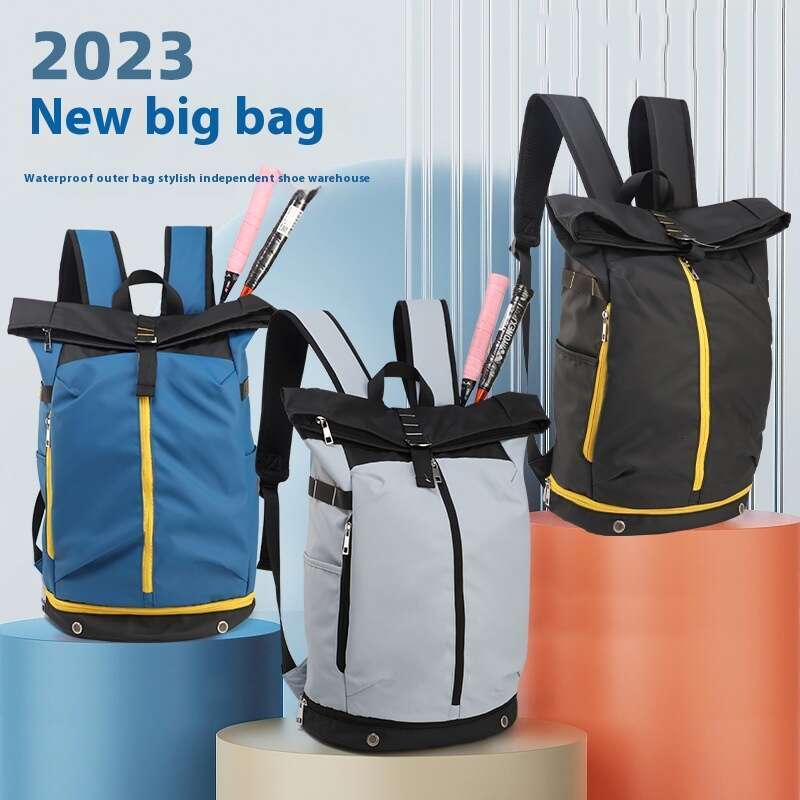 2023 New Men's And Women's Racket Bag Backpack Equipped With Korean Version Backpack, Net Badminton Universal Large Capacity Anti