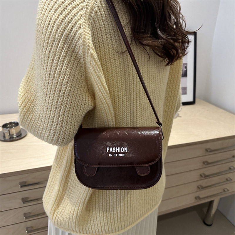 Saddle burst pattern crossbody bag new casual simple fashion new single shoulder bag trendy designer Western single shoulder women s bag bag