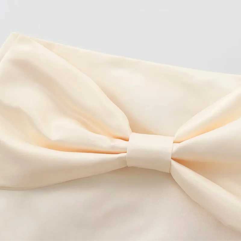 TR Womens Short Skirts 2024 Summer Butterfly Mini Skirts Ladies Fashion Casual Ele Office Beige Pleated Short SkirtsXJ241221
