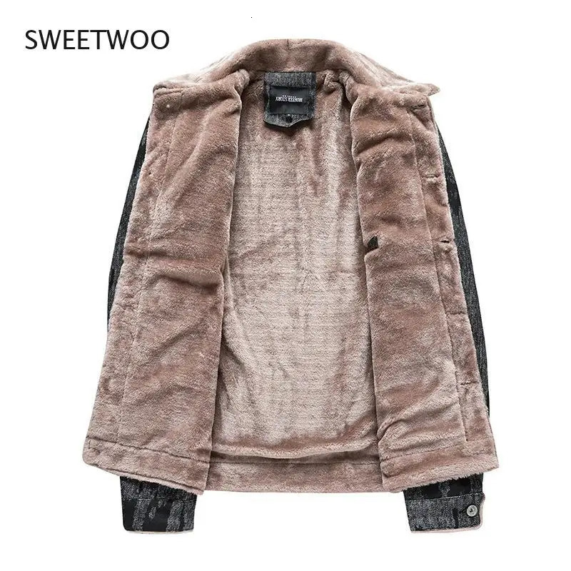 Winter mens plus velvet jacket mens casual sports ski baseball uniform jacket 241216