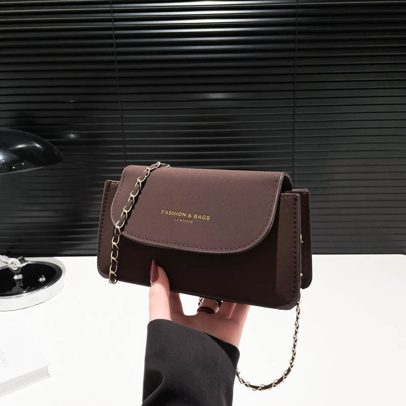 Fashionable texture women s new fashion designer versatile small square simple Korean style shoulder bag trendy crossbody bag bag