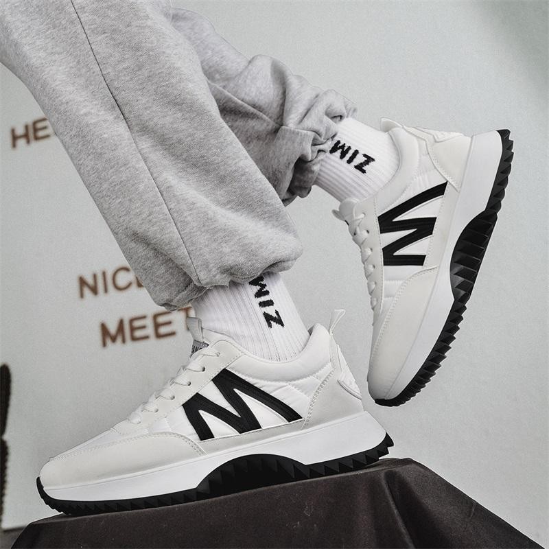 Men Sports Chunky Trendy Running Designer Shoes Thick Sole Anti-slip Triple Black White Beige Free shipping 66