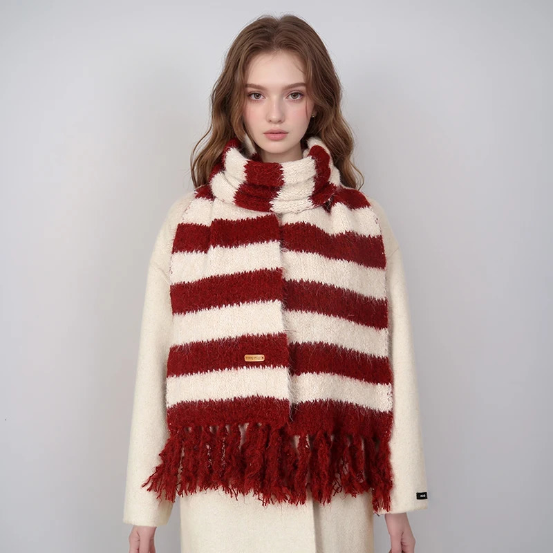 Winer Warm Cashmere Scarf for Women Fashion Leopard Thick Blanket Pashmina Shawl Wrap Female Bufanda Echarpe Foulard 241220