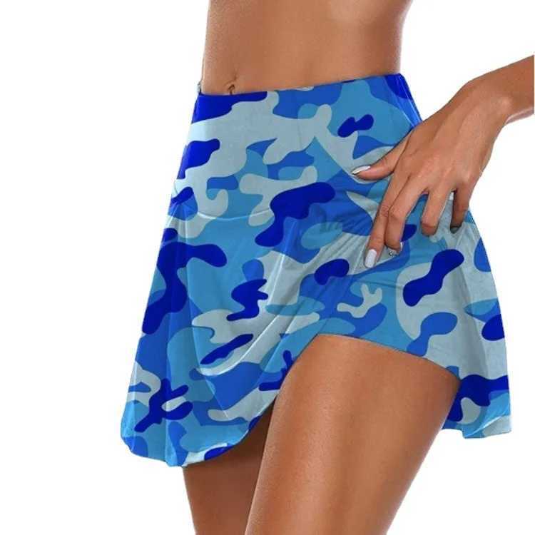 Tennis for Women Dance Fitness Solid Sports Skirts Women Tennis Running Skort Active Athletic Yoga Fitness Skirt ShortXJ241221