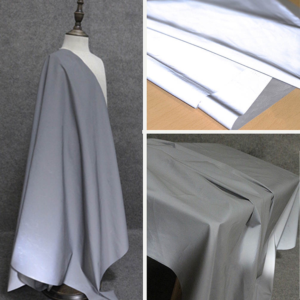 Night Vision Reflective Safety Warning Fabric 50cm Chemical Fiber Weathercoat Fabric