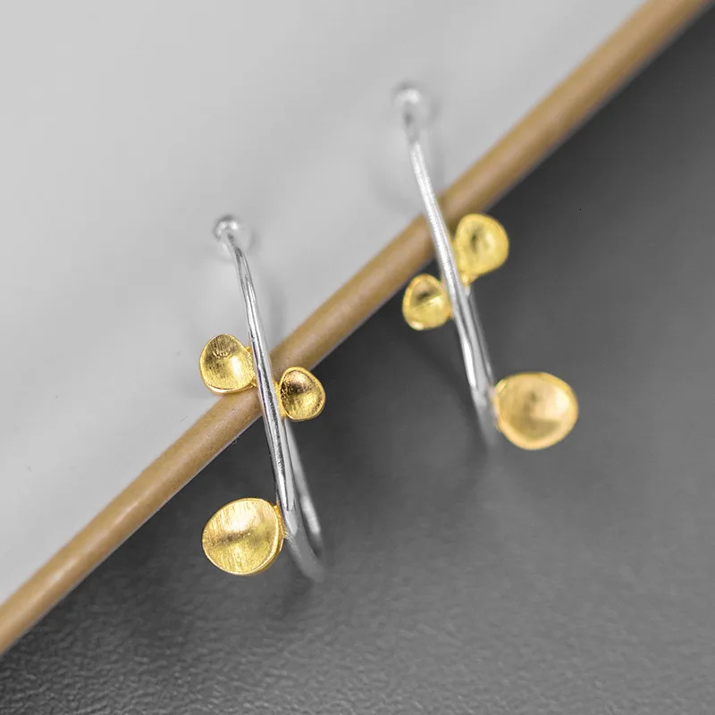 iNature Simple Trendy 925 Sterling Silver Ear Cuff Geometric Metal Round Earrings For Women Fashion Jewelry 241220