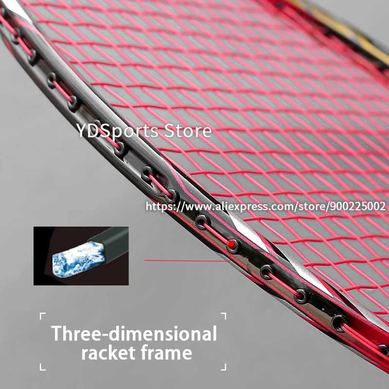Professional lightest 0U 53G all carbon fiber badminton club G5 22-30LBS badminton club bag speed sportW241221