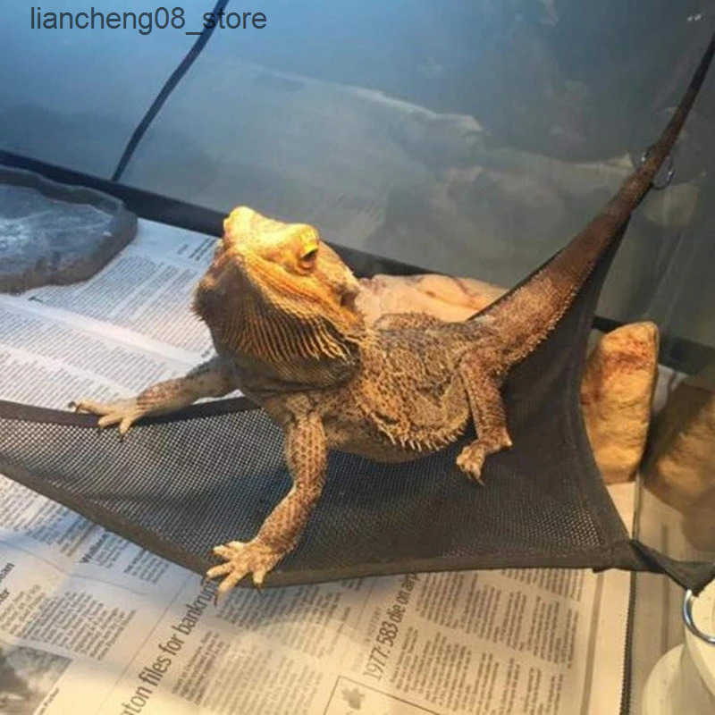 Other Pet Supplies Reptile Hammock Lounger Ladder Accessories Set for Large Small Bearded Dragons Anole Geckos Lizards or Snakes Reptile Accessorie L2