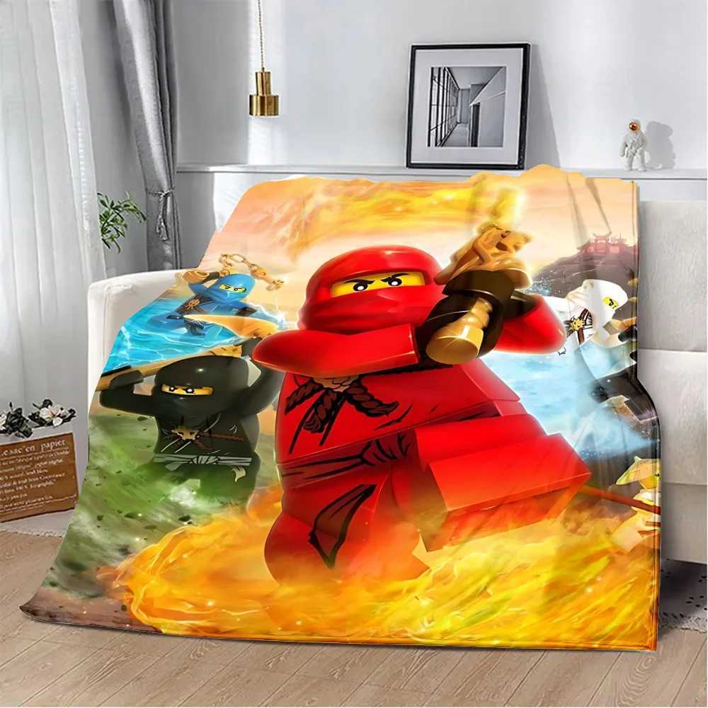 Cartoon Game 3d Printed Blanket Picnic Blankets Warm Blanket Soft and N-NINJAGOS Comfortable Blanket Home Travel Birthday GiftXJ241220