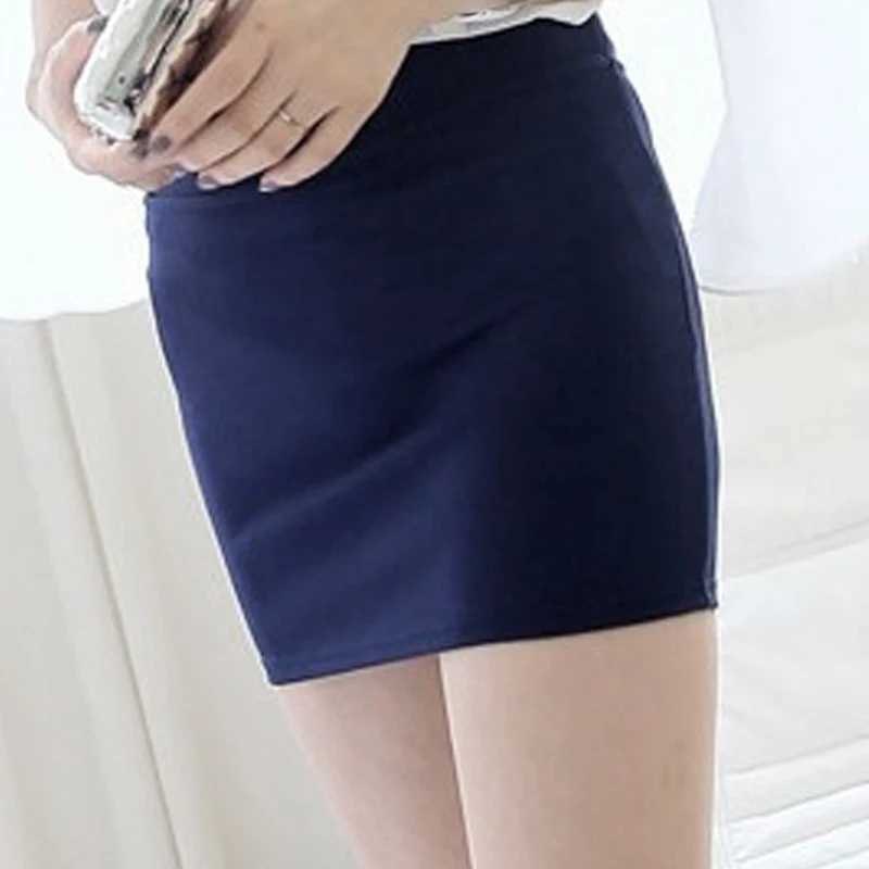 Professional Women Work Dress Fashion Candy Colored Hip Hing Skirt High Waist Slimming Sexy Short Skirt A-line One-step SkirtXJ241221