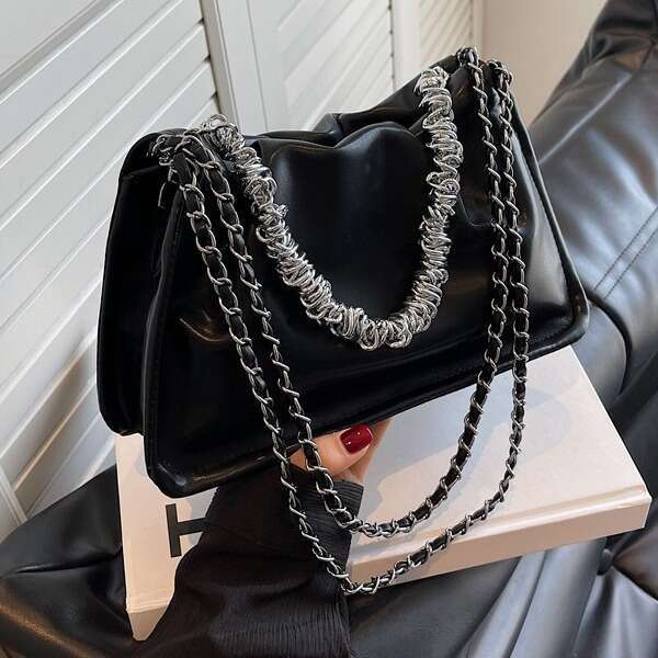 2023 New Little Red Book Single Shoulder Chain Bag Premium Versatile Cocoa