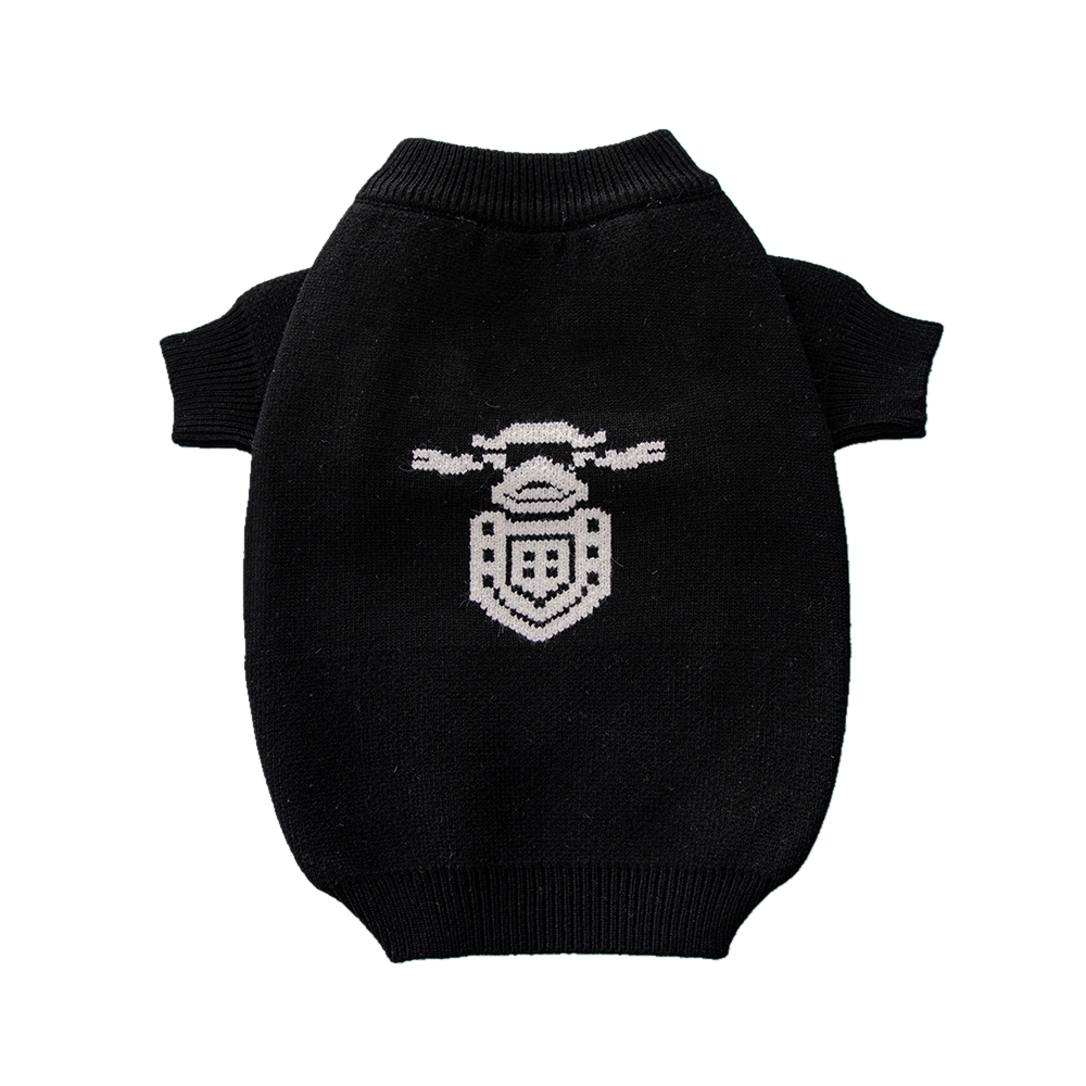 Designer Dog Clothes Luxury Dog Apparel Winter Warm Pet Sweaters Knitted Turtleneck Cold Weather Pets Coats Puppy Cat Pullover Clothing for Small Dog 