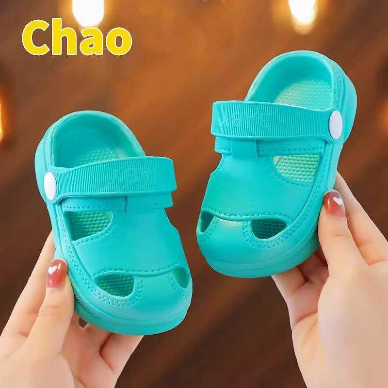 Sneakers Trendy Cute Solid Color Clogs For Boys Breathable Lightweight Wear-resistant Clogs For Indoor Outdoor Beach All Seasons H241221