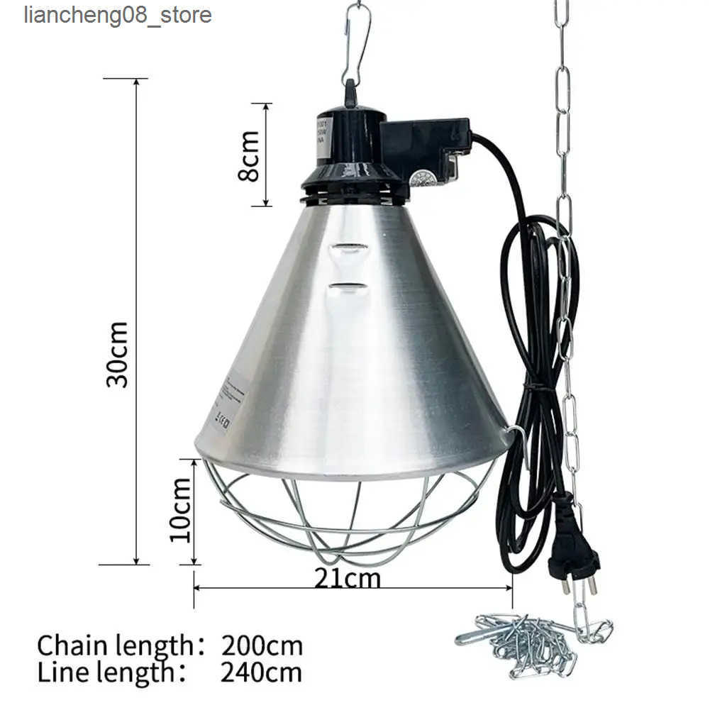 Other Pet Supplies E27 Heat Lamp Holder Insulation Heating Lampshade Brooder Poultry Pig Chicks Breeding Thermal Insulation Equipment Farm Animals L24