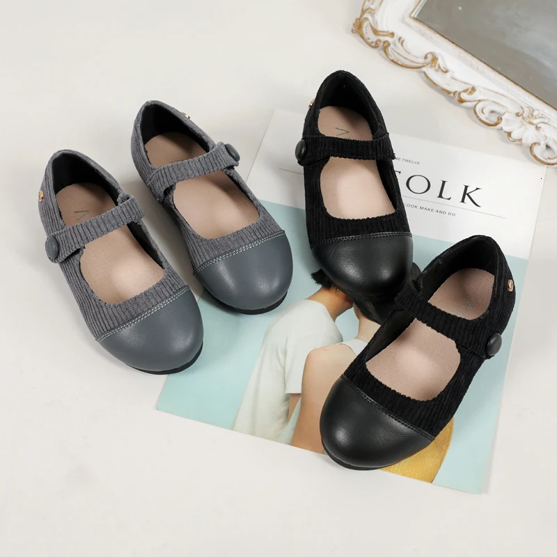 AS Kids Shoes Children Slip On Shoes Baby Girls Leather Shoes Toddler Black Flats Boys Fashion Oxford Soft Platform Mary Jane 241220