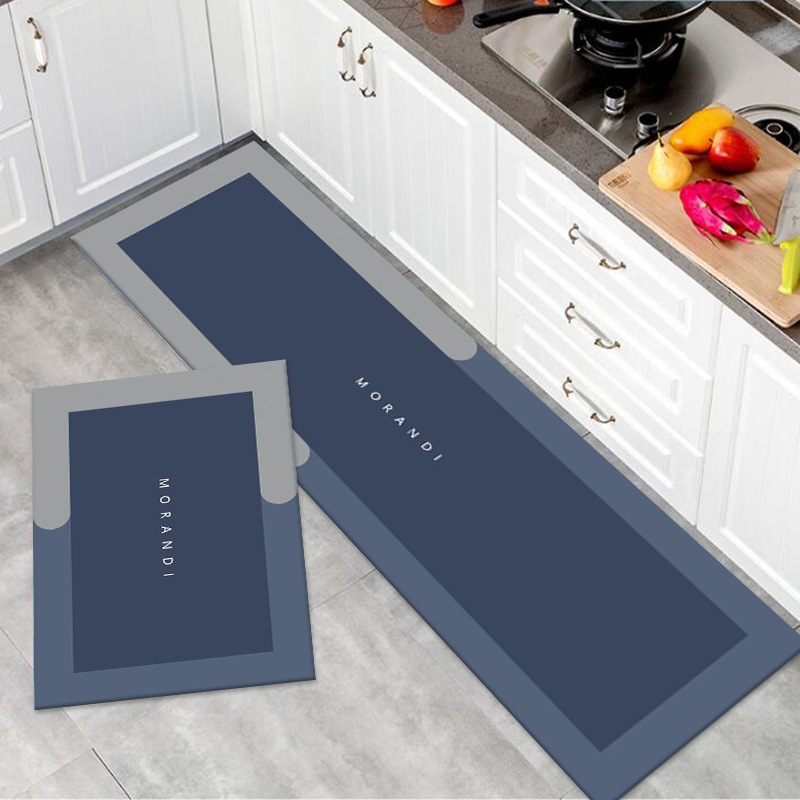 Diatom Mud Absorbent Pad, Long Strip Bathroom Anti Slip Floor Mat, Soft Entry Pad, Erasable and Washable Door Mat