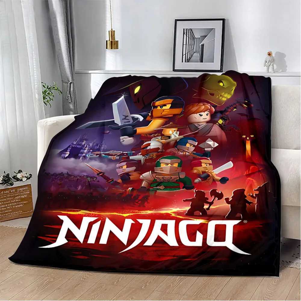 Cartoon Game 3d Printed Blanket Picnic Blankets Warm Blanket Soft and N-NINJAGOS Comfortable Blanket Home Travel Birthday GiftXJ241220