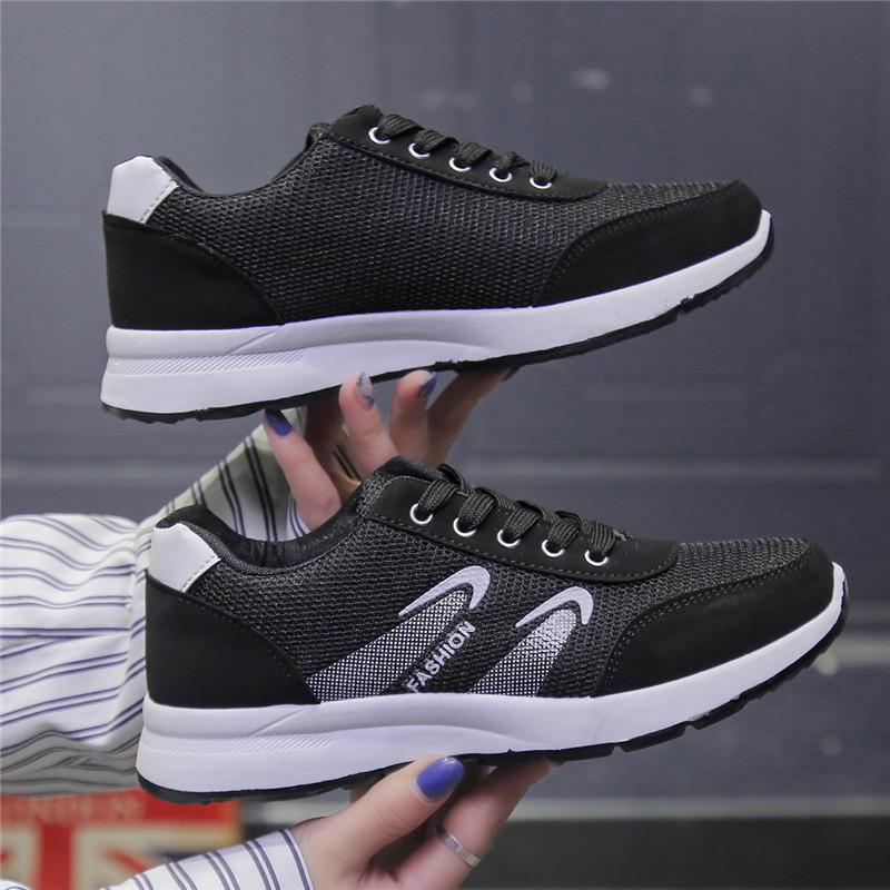 2025 free shipping Men Run Sneakers Lace up Walking Basketball Sports Road Running Shoes Student Casual Shoe